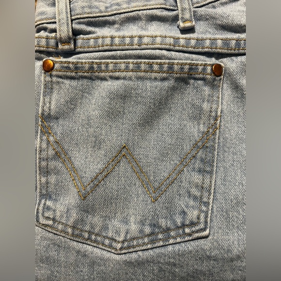 Wrangler Cowboy Cut Original Fit Jeans Men’s Bleach Washed Denim 1013MWZGH - Picture 7 of 9